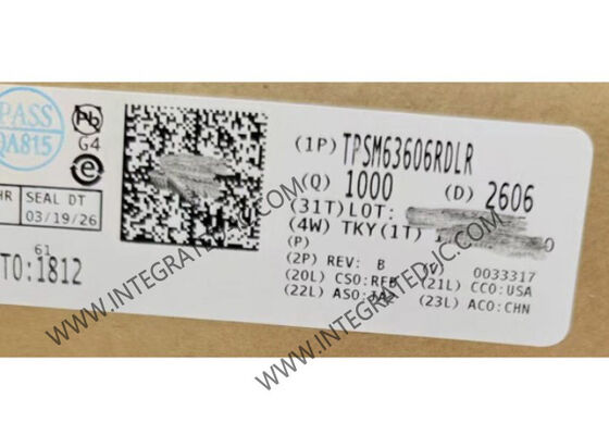 شريحة دائرة متكاملة TPSM63606RDLR وحدة طاقة DC/DC متزامنة عالية الكثافة 6 أمبير