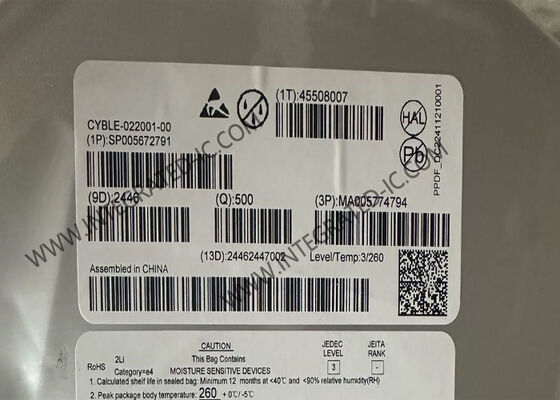 وحدة الاتصالات اللاسلكية CYBLE-022001-00 وحدة BT PRoC وحدة 2.4GHz وحدة جهاز الاستقبال