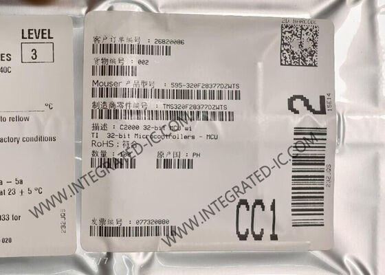 رقاقة دارة متكاملة TMS320F28377DZWTS 32 بت 200 ميجاهرتز 1 ميجابايت متحكم ثنائي النواة