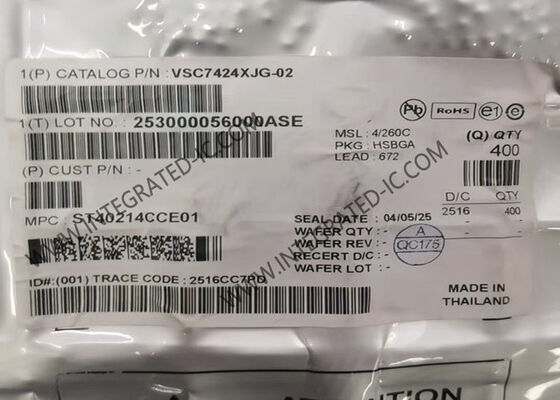 شريحة إيثرنت VSC7427XJG-02 26 منفذ جيجابت إيثرنت مُدارة من الطبقة 2 مع تثبيت سطحي