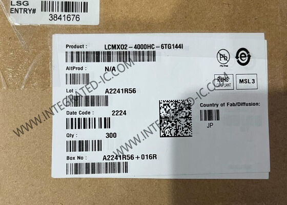 صفحة بوابة قابلة للبرمجة في الميدان LCMXO2-4000HC-6TG144I TQFP144 388MHz 540LAB رقاقة FPGA