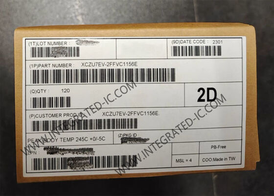 XCZU7EV-2FFVC1156E صفحة بوابة قابلة للبرمجة مع ذاكرة 256KB وخلايا منطقية 504K SoC FPGA