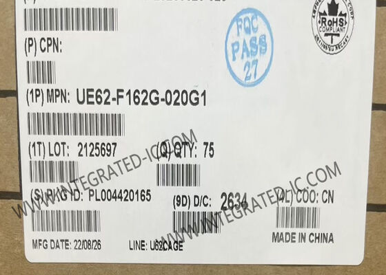 UE62-F162G-020G1 الاتصالات OSFP 1x1 قفص ذو مظهر منخفض مع غسيل حرارة مطرود عالي 9.5Mm
