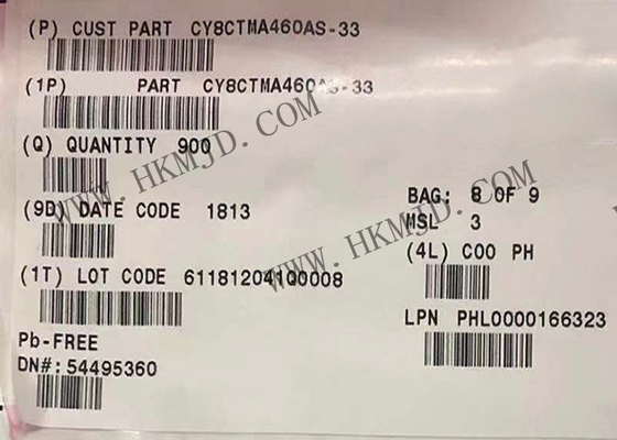 وحدة تحكم بشاشة لمس CY8CTMA460 IC CY8CTMA460AS-33 32 بت ARM Cortex CPU TQFP100
