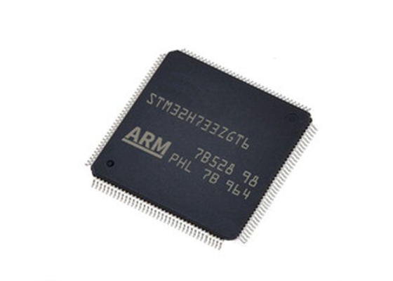 STM32H733ZGT6 متحكم دقيق IC 32 بت أحادي النواة 550 ميجا هرتز 1 ميجا بايت FLASH 144-LQFP