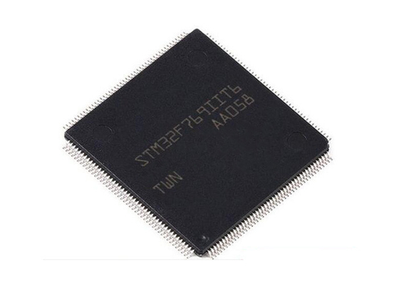 ميكروكنترولر IC STM32F769IIT6 ARM Cortex M7 MCU مع 2 ميجا بايت فلاش سطح جبل