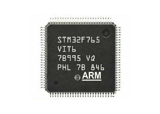 STM32F765VIT6 MCU مع 2 ميجا بايت من فلاش متحكم IC حزمة 100-LQFP