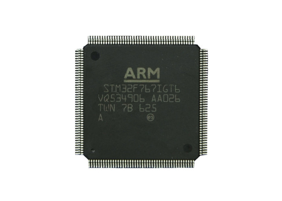 216MHz الدوائر المتكاملة رقاقة STM32F767IGT6 متحكم 32 بت IC 176-LQFP