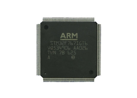 216MHz الدوائر المتكاملة رقاقة STM32F767IGT6 متحكم 32 بت IC 176-LQFP