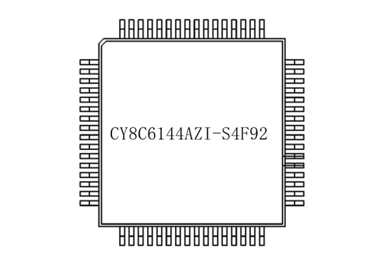 64-TQFP رقاقة دارة متكاملة CY8C6144AZI-S4F92 256KB ARM Cortex -M4F متحكم دقيق