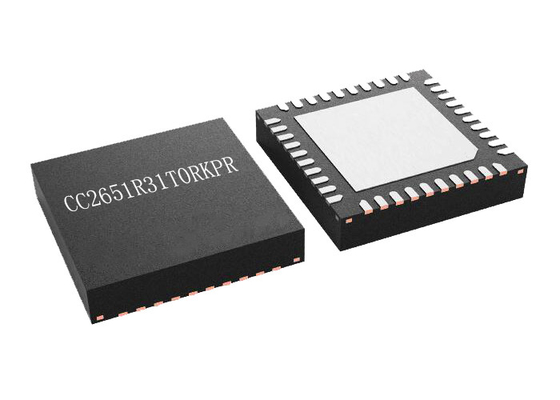 VQFN40 CC2651R31T0RKPR 32Bit Arm Cortex M4 بروتوكول أحادي 2.4 جيجا هرتز لاسلكي MCU