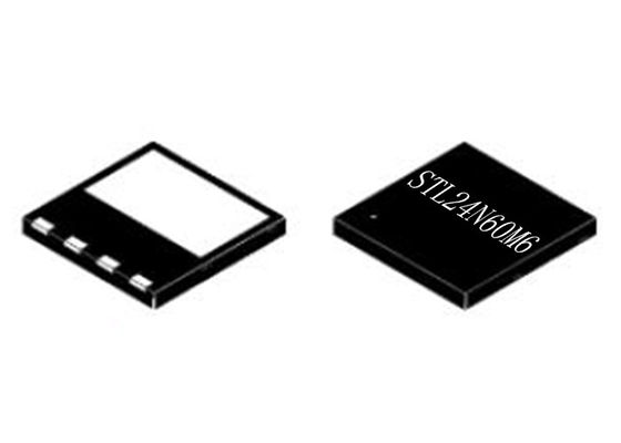 رقاقة الدائرة المتكاملة STL24N60M6 ترانزستورات MOSFET الطاقة 600V 8PowerVDFN