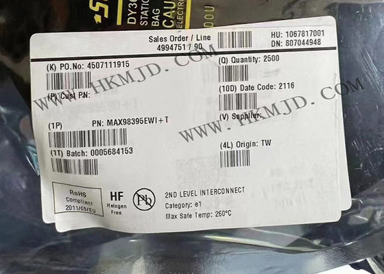 شريحة الدوائر المتكاملة MAX98395EWI 1 قناة مدخل رقمي فئة DG مكبر XFBGA28