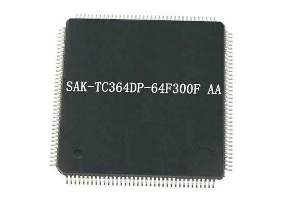 وحدة تحكم دقيقة SAK-TC364DP-64F300F AA مع 672 كيلوبايت من ذاكرة الوصول العشوائي (RAM) و 100 ميجابت إيثرنت وحزمة TQFP-144