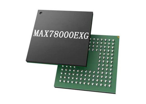 32 بت ثنائي النواة 100MHz 512KB IoT Chip MAX78000EXG متحكم IC 81-LFBGA