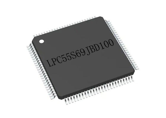 150MHz الدوائر المتكاملة رقاقة LPC55S69JBD100 32Bit أحادية النواة متحكم IC