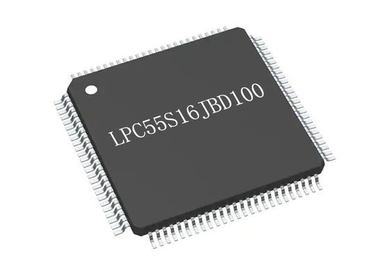 رقاقة دارة متكاملة LPC55S16JBD100 LQFP100 32 بت متحكم رقاقة 256 كيلو بايت