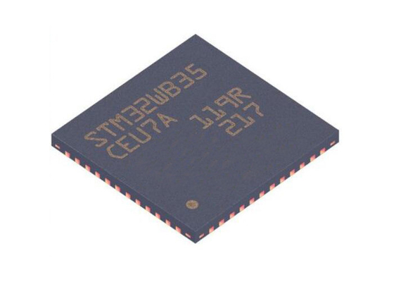 متحكم MCU STM32WB35CEU7A RF جهاز الإرسال والاستقبال ICs 48UFQFN ثنائي النواة IC رقاقة
