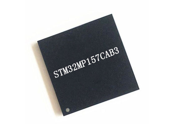 متحكم MCU STM32MP157CAB3 المعالجات الدقيقة المضمنة ثنائية النواة 32 بت