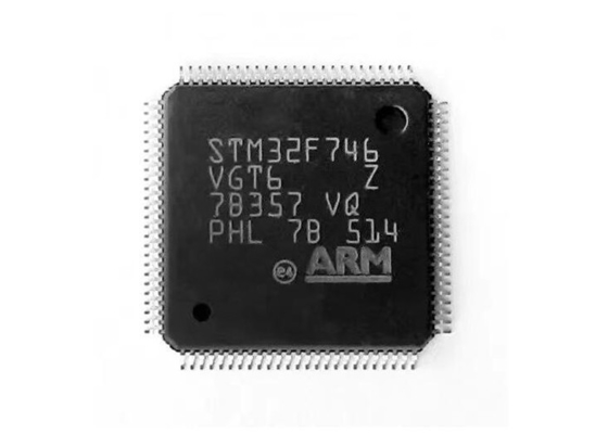 أحادية النواة STM32F746VGT6 متحكم دقيق MCU 100LQFP 216 ميجا هرتز رقاقة متحكم