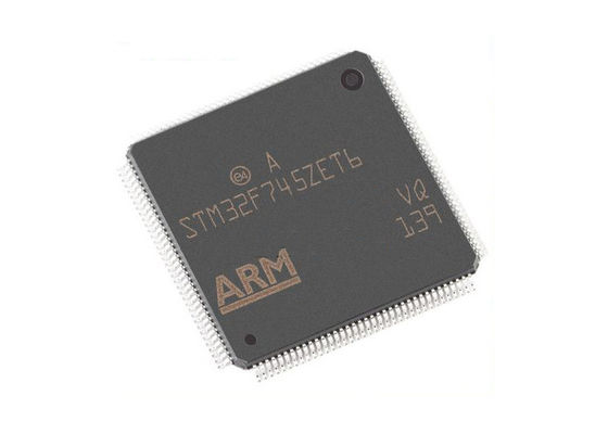 144-LQFP STM32F745ZET6 أحادية النواة 216 ميجا هرتز 512 كيلو بايت ميكروكنترولر مدمجة IC