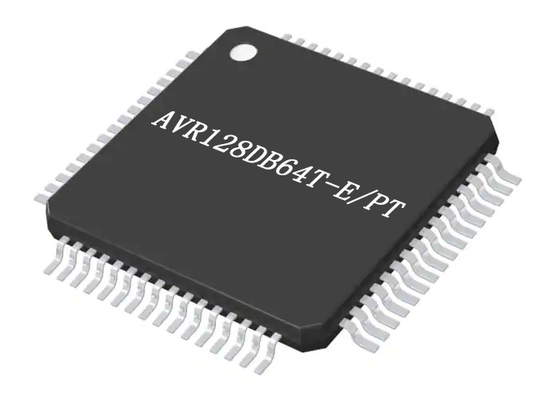متحكم AVR128DB64T-E / PT MCU متحكم IC 8 بت 24 ميجا هرتز 128 كيلو بايت