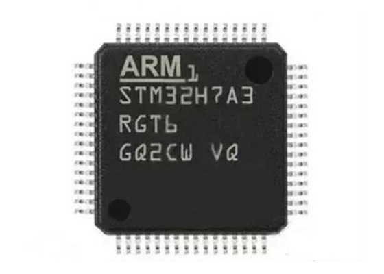 32Bit Arm Cortex MCUs STM32H7A3RGT6 متحكم دقيق MCU 64LQFP عالي الأداء