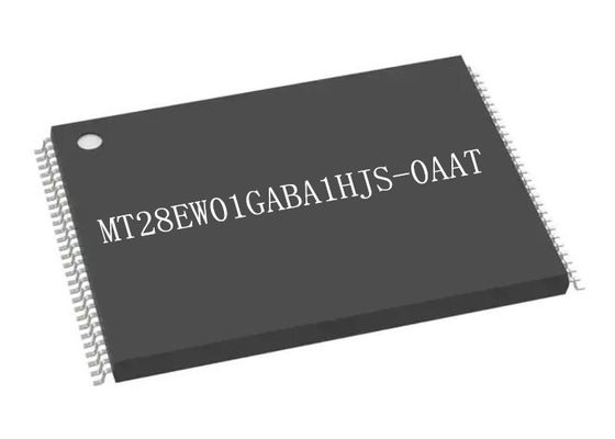 رقاقة الدائرة المتكاملة MT28EW01GABA1HJS-0AAT NOR Memory Chip 56TSOP 1Gbit Parallel