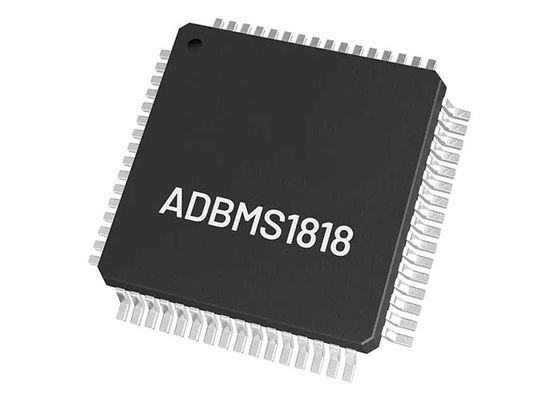 رقاقة الدائرة المتكاملة ADBMS1818ASWZ-RL مراقب البطارية IC متعدد الكيمياء 64-LQFP