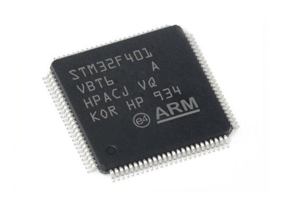 متحكم MCU STM32F401VBT6 32Bit أحادي النواة LQFP100 عالي الأداء