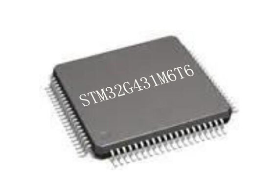 ARM Cortex-M4 STM32G431M6T6 متحكم دقيق MCU 80LQFP 32 بت رقاقة متحكم