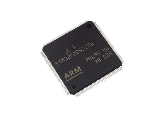 STM32F205ZCT6 متحكم IC MCU 32 بت 256 كيلو بايت حزمة فلاش 144LQFP