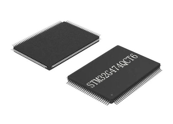 أحادي النواة STM32G474QCT6 متحكم MCU 128LQFP 32Bit RISC Core 256KB FLASH