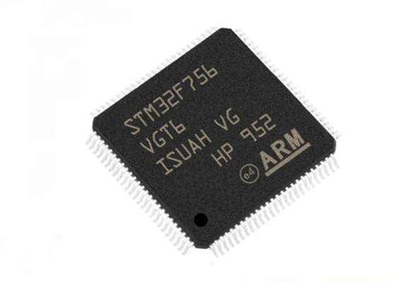 STM32F756VGT6 متحكم MCU ARM Cortex-M7 32 بت أحادي النواة LQFP100 216 ميجا هرتز