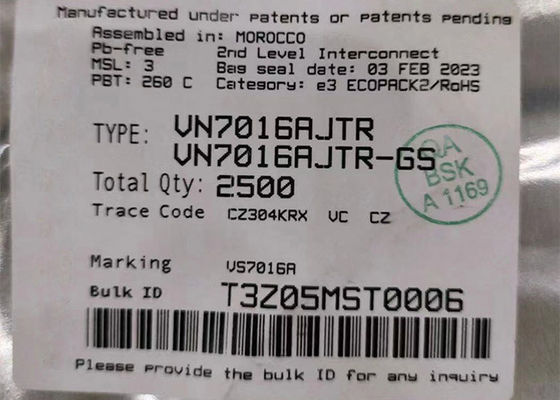 رقاقة الدائرة المتكاملة VN7016AJTR سائق الجانب العالي IC PowerSSO16 قناة واحدة