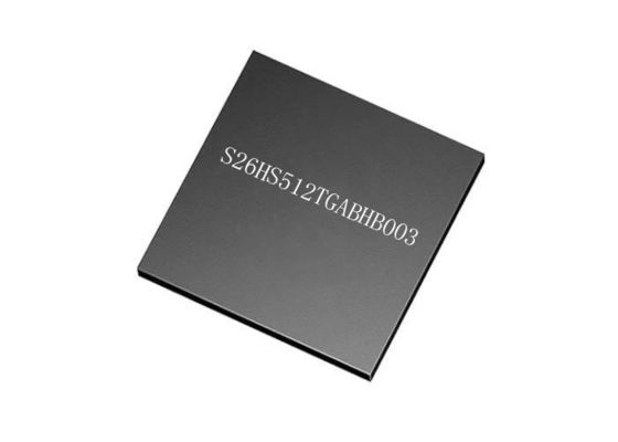 IC Chip 24-VBGA Surface Mount S26HS512TGABHB003 200 ميجا هرتز NOR Flash Memory IC