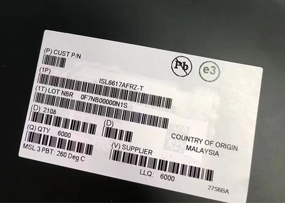 رقاقة دارة متكاملة ISL6617AFRZ 6mA PWM Doubler مع ميزة مراقبة الإخراج