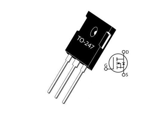 رقاقة دارة متكاملة MSC017SMA120B كربيد السيليكون N- قناة MOSFET TO-247-3