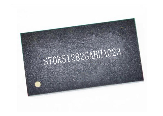 شريحة ذاكرة IC S70KS1282GABHA023 200MHz ذاكرة IC SRAM الزائفة 24-FBGA