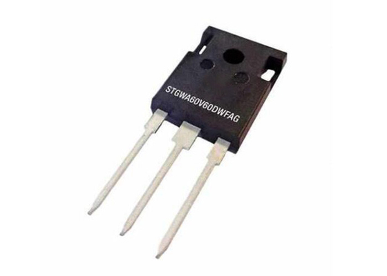 الترانزستورات IGBT STGWA60V60DWFAG توقف حقل بوابة الخندق للسيارات TO-247-3