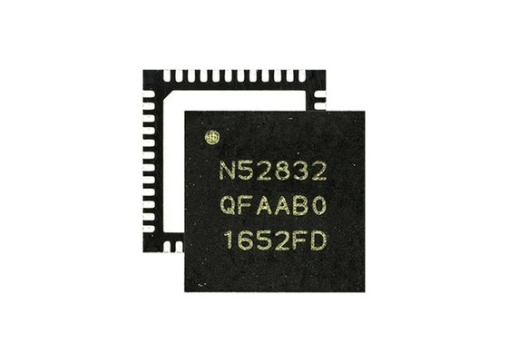 RF جهاز الإرسال والاستقبال BT IC 2.4 جيجا هرتز 48-VFQFN NRF52832-QFAA-G-R7 نظام متعدد النواة