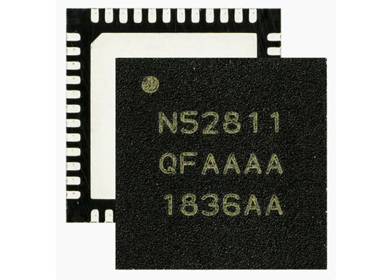 2.4 جيجا هرتز 48-VFQFN سطح جبل RF جهاز الإرسال والاستقبال IC NRF52811-QFAA-B-R7