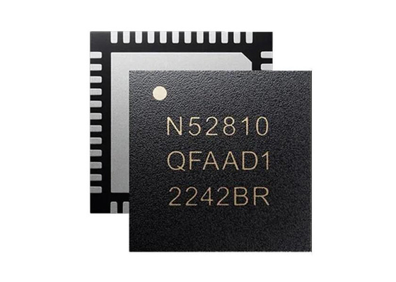 2.4 جيجا هرتز جهاز الإرسال والاستقبال NRF52810-QFAA-E-R 48-VFQFN RF نظام Qn A رقاقة