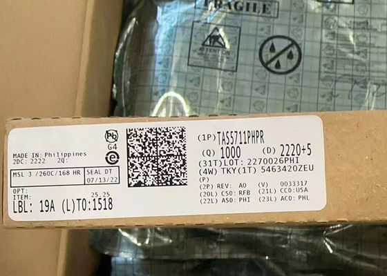 رقاقة الدائرة المتكاملة TAS5711PHPR 20W مضخمات طاقة الصوت الرقمي 48-HTQFP