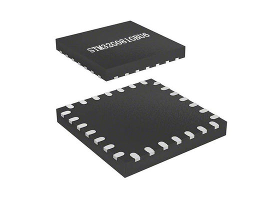 ميكروكنترولر ARM STM32G081GBU6 32 بت أحادي النواة 28-UFQFN سطحي