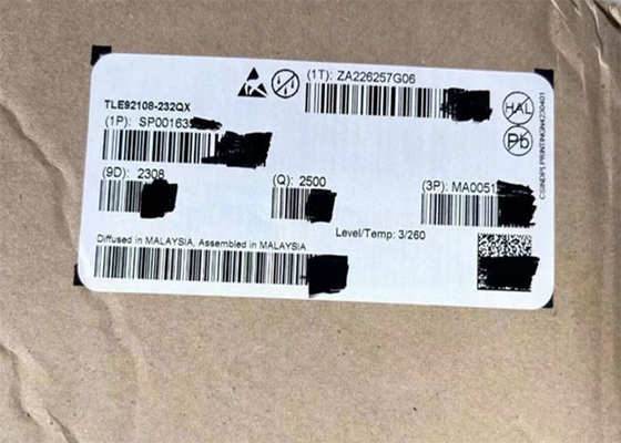 TLE92108-232QX رقاقة الدوائر المتكاملة غير المنعكسة لجهاز تشغيل نصف الجسر IC 48-VFQFN