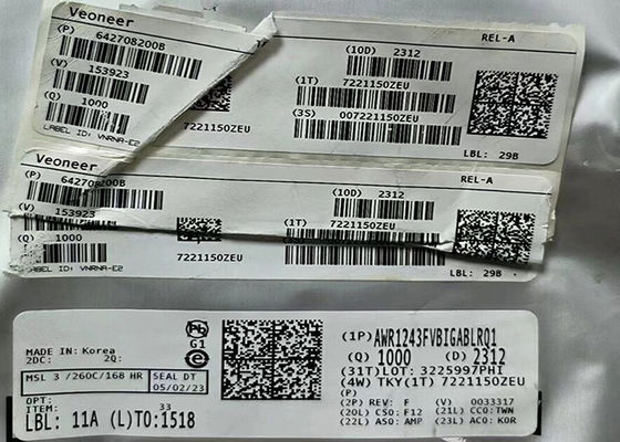 أجهزة الاستقبال الراديوي الراديوي AWR1243FVBIGABLRQ1 رقاقة واحدة FMCW Transceiver 161-TFBGA