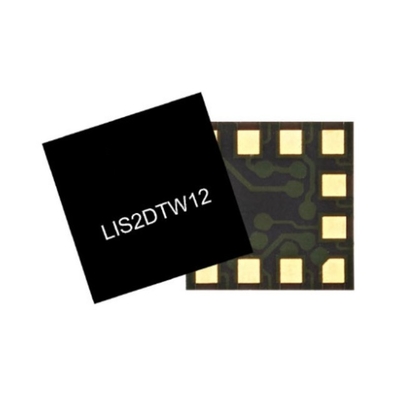 أجهزة الاستشعار IC LIS2DTW12TR MEMS أجهزة استشعار درجة الحرارة مزدوجة الحركة LGA-12