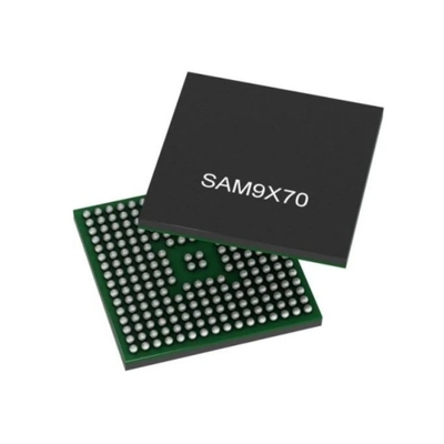 شريحة الدوائر المتكاملة SAM9X70-I/4PB 1 Core 32-Bit 800MHz Microprocessor IC