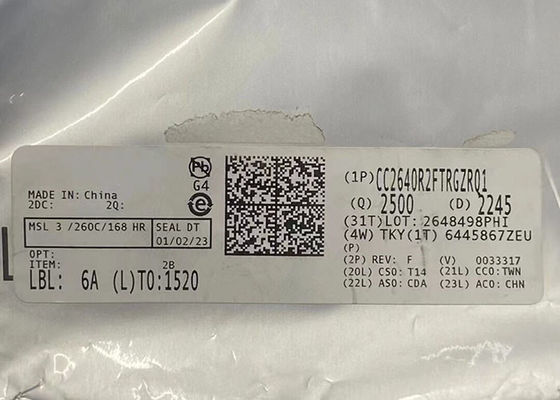 CC2640R2FTRGZRQ1 32 بت أرم كورتكس-M3 BT 5.1 طاقة منخفضة MCU لاسلكي مع 128KB فلاش